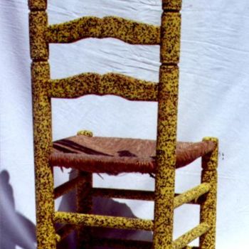 Design intitulada "la chaise en perles" por Dominique Marthouret, Obras de arte originais