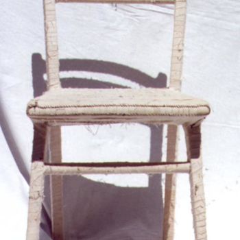 Design intitolato "la chaise momie" da Dominique Marthouret, Opera d'arte originale