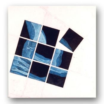Painting titled "Radiographie 12" by Dominique Marthouret, Original Artwork