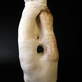 Sculpture titled "Sensualité" by Dominique Mosseray, Original Artwork, Ceramics