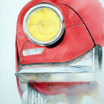 Painting titled "DS" by Dominique Ramaud, Original Artwork, Watercolor