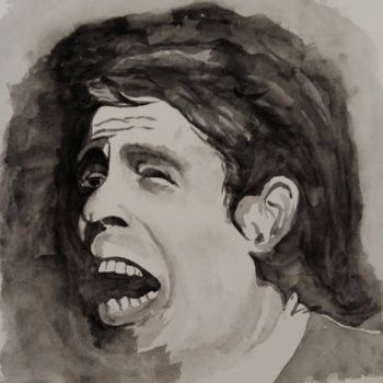 Painting titled "jacques-brel.jpg" by Dominique Thivollier, Original Artwork