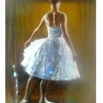 Painting titled ""Before the show"" by Paweł Domurat, Original Artwork, Oil