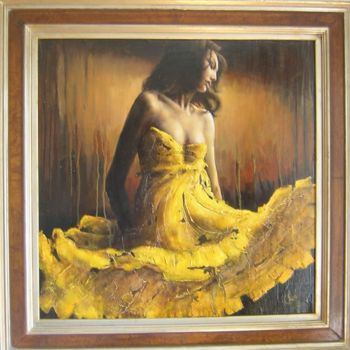 Painting titled "Dance" by Paweł Domurat, Original Artwork, Oil