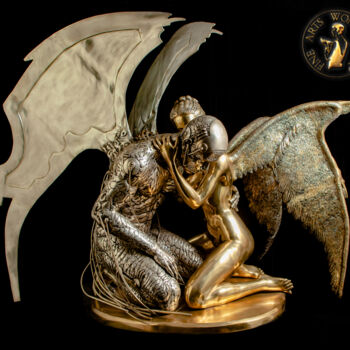 Skulptur mit dem Titel "FINE ARTS Wohnkultu…" von Don Alberto Carlos, Original-Kunstwerk, Bronze