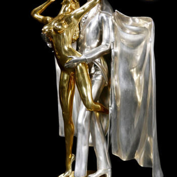 FINE ARTS Wohnkultur "Phantom der Oper" Erotik Bronze Statue