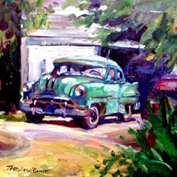 Painting titled "Pontiac Classic" by Don Bourret, Original Artwork, Oil