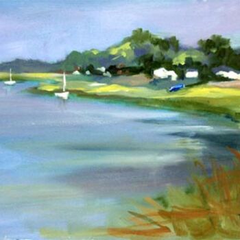 Painting titled "Inlet" by Don Bourret, Original Artwork