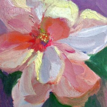 Painting titled "Magnolia II" by Don Bourret, Original Artwork, Oil