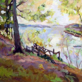 Painting titled "Gillette's View II" by Don Bourret, Original Artwork