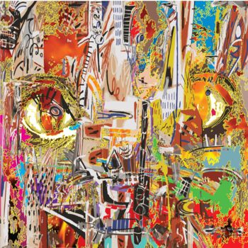 Arts numériques intitulée "STRONGER INTERNAL P…" par Donald Masoga, Œuvre d'art originale
