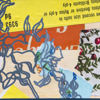 Collages intitulée "Summer Born" par Donald Mcleman, Œuvre d'art originale, Collages Monté sur Autre panneau rigide