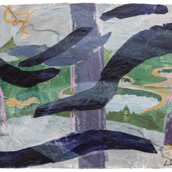Collages titled "The Uath Lochans" by Donald Mcleman, Original Artwork, Collages