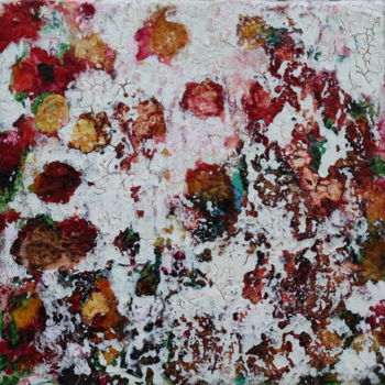 Pittura intitolato "poppies and joy II" da Donatella Marraoni, Opera d'arte originale, Olio