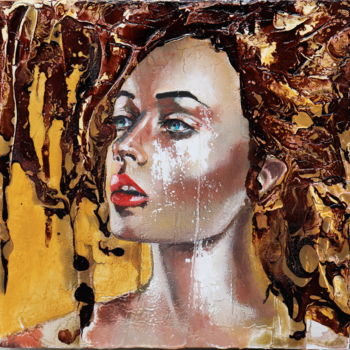 Pittura intitolato "I can't belive it" da Donatella Marraoni, Opera d'arte originale, Olio
