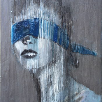Pittura intitolato "Blind I" da Donatella Marraoni, Opera d'arte originale, Olio