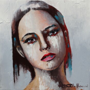 Pittura intitolato "waiting...always" da Donatella Marraoni, Opera d'arte originale, Olio