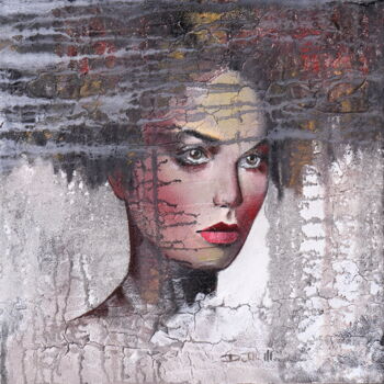 Pittura intitolato "I wish I can disapp…" da Donatella Marraoni, Opera d'arte originale, Olio