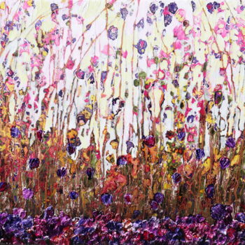 Pittura intitolato "autumn is coming II" da Donatella Marraoni, Opera d'arte originale, Olio