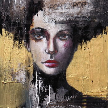 Pittura intitolato "for export" da Donatella Marraoni, Opera d'arte originale, Olio