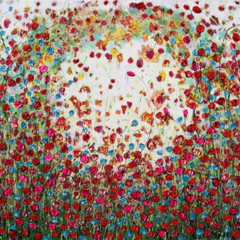 Peinture intitulée "Spring fever" par Donatella Marraoni, Œuvre d'art originale, Huile