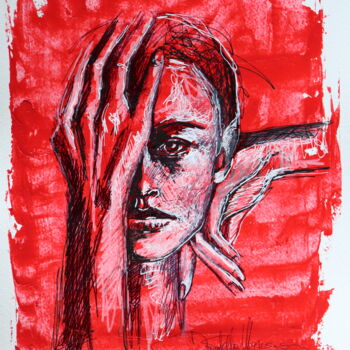 Peinture intitulée "I'm a creep" par Donatella Marraoni, Œuvre d'art originale, Huile