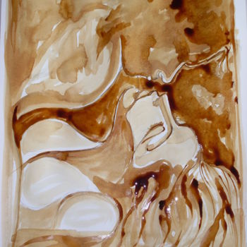 Pittura intitolato "Coffee" da Donatella Marraoni, Opera d'arte originale, Altro
