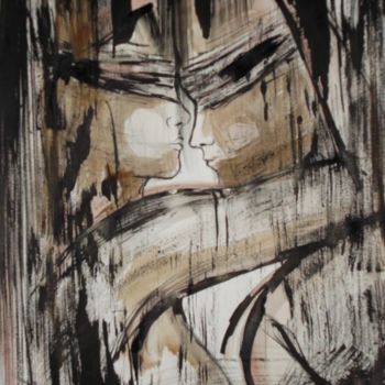 Painting titled "I don't need to see…" by Donatella Marraoni, Original Artwork, Acrylic