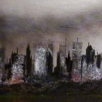 Painting titled "urban - new york -…" by Donatella Bertino, Original Artwork