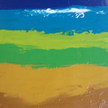 Painting titled ""Summertime"" by Don David Young (dondavid), Original Artwork, Oil Mounted on Wood Stretcher frame