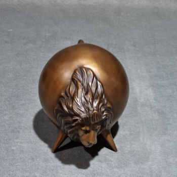 雕塑 标题为“공존 - 둥근사자” 由동범 이, 原创艺术品, 青铜