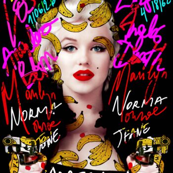 Digitale Kunst getiteld "Marilyn Monroe Stre…" door Doniazade, Origineel Kunstwerk, Digitaal Schilderwerk