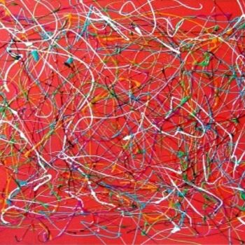 Painting titled "Neuron Dance - 1" by Don Maestro, Original Artwork