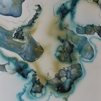 "Muddy Waters" başlıklı Tablo Donna Acheson Juillet tarafından, Orijinal sanat, Suluboya