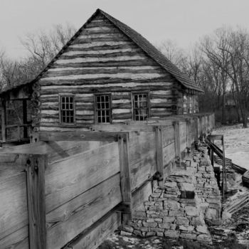 Photography titled "Old Cabin" by Don Pritchett, Original Artwork