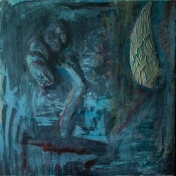 Peinture intitulée "my private hell" par Rey, Œuvre d'art originale, Acrylique