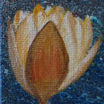 Painting titled "Blue-lotus3.jpg" by Dookar Dickyi, Original Artwork