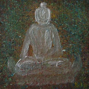 Painting titled "Buddha" by Dookar Dickyi, Original Artwork