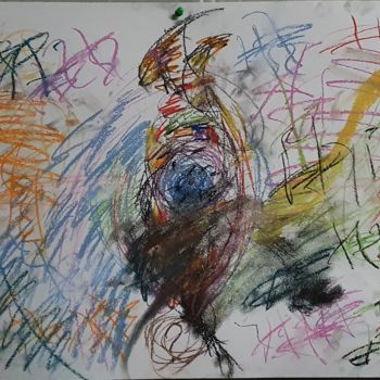 Рисунок под названием "Universe of chaos./…" - Ds, Подлинное произведение искусства, Пастель