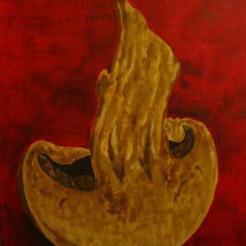 Painting titled "Mushroom - £100" by Dorae Smith, Original Artwork, Oil