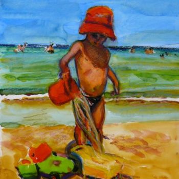 Painting titled "Joy of Simple Things" by Doranne Alden, Original Artwork, Oil