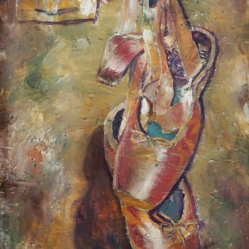 Картина под названием "Ballet" - Dora Stork, Подлинное произведение искусства, Воск