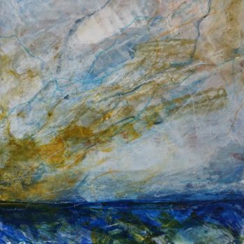 Картина под названием "Veiled Sky" - Dora Stork, Подлинное произведение искусства, Акрил
