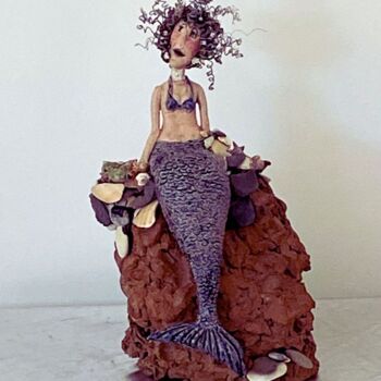 Sculpture titled ""in My World of Wat…" by Dorienne Carmel, Original Artwork, Ceramics