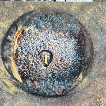 Картина под названием "Portal" - Dorienne Carmel, Подлинное произведение искусства, Масло Установлен на Деревянная рама для…