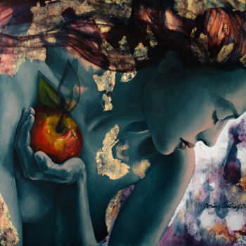 Картина под названием "Anicipation" - Dorina Costras, Подлинное произведение искусства, Акрил