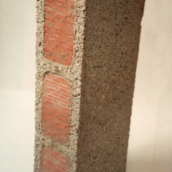 Sculpture titled "Chut" by Dorine Knecht, Original Artwork, Concrete