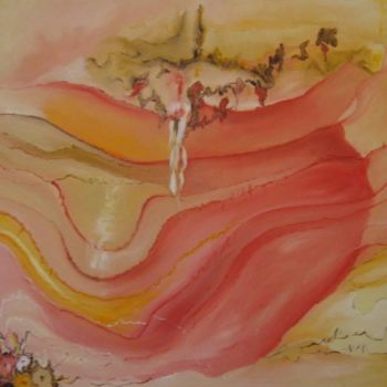 Schilderij getiteld "The Hills" door Doris Cohen, Origineel Kunstwerk