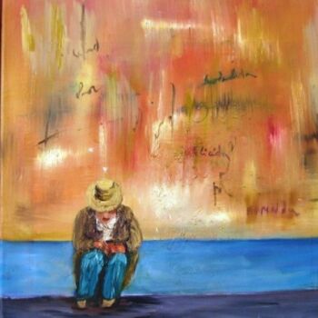 Painting titled "The Lonely Cuban" by Doris Cohen, Original Artwork