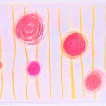 Dessin intitulée "blossom (series)" par Dorothea Breit, Œuvre d'art originale, Pastel